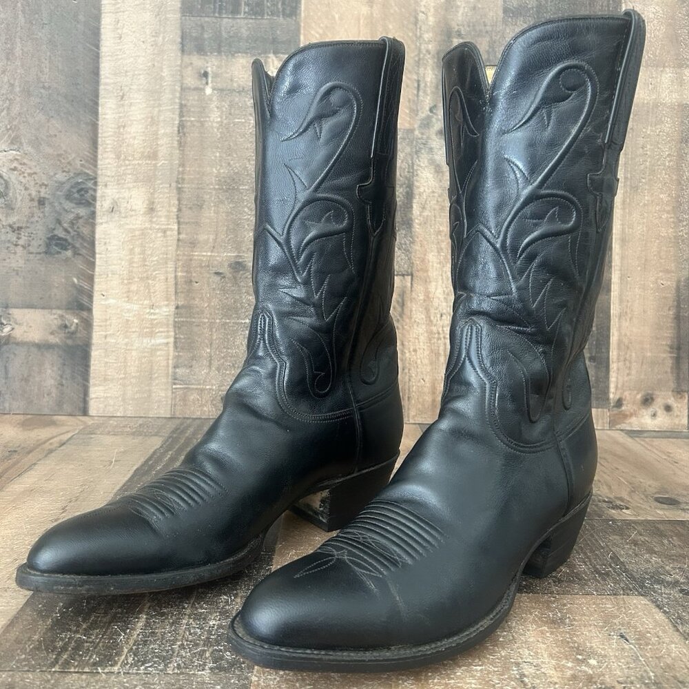Lucchese Classics L681584 Black Western Cowboy Boots Womens 10.5 B
